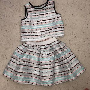 2 piece skirt set